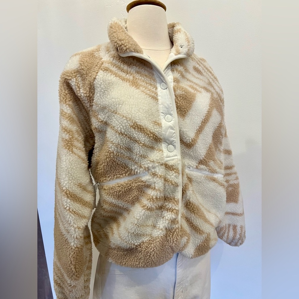 Free People Movement Hit the Slopes Printed Fleece Jacket